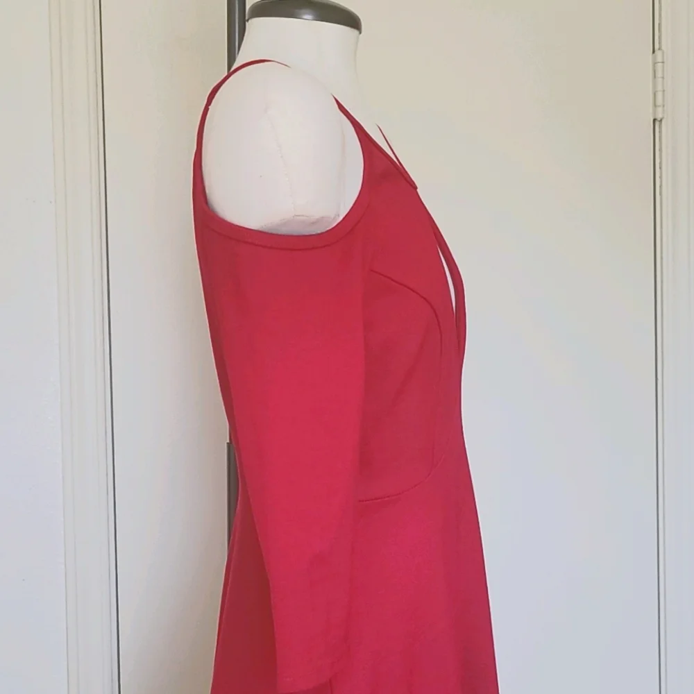 Free People Cold Shoulder Ponte Dress